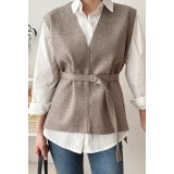 메디우 울 벨트조끼