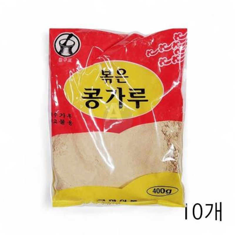 금하식품 볶음 콩가루 400g X10개 업소용 식당용 떡고물 미숫가루 인절미콩가루 팥빙수