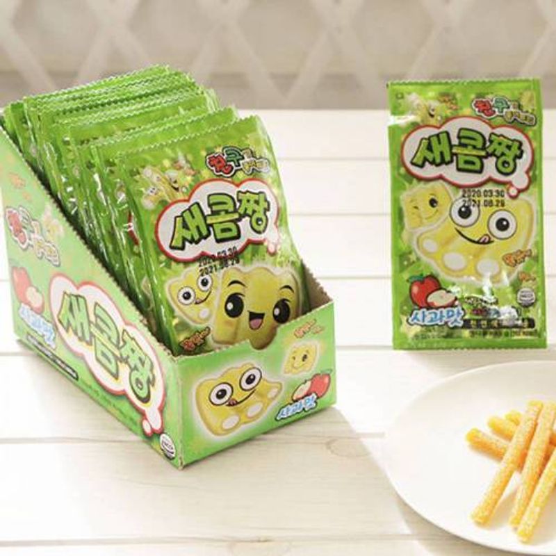 INCO 새콤짱 사과맛 45g 24개입 옛날과자