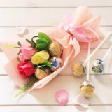 CO 쁘띠 페레로로쉐 꽃다발 핑크 초콜릿 사탕