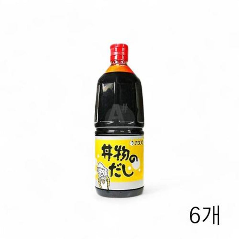 오타후쿠 돈모노다시 1.8L X 6개 돈부리 소스 대용량 음식점 식당용 업소용 일식양념