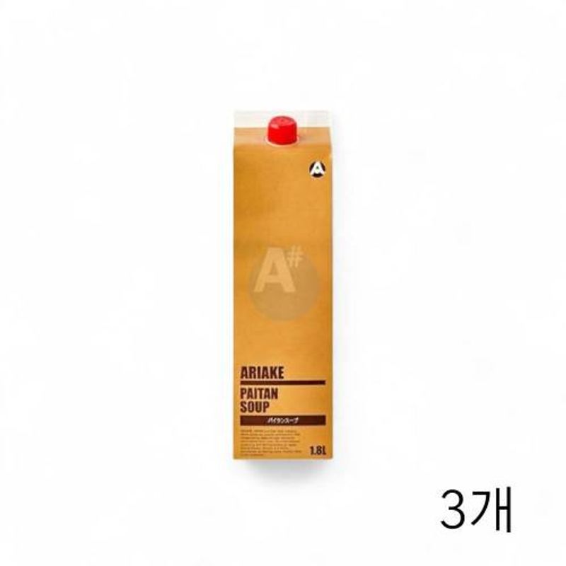 아리아케 빠이탄 스프 1.8Kg X 3개 돈코츠라멘 일본라멘 육수 소스 돈꼬츠라면 닭육수