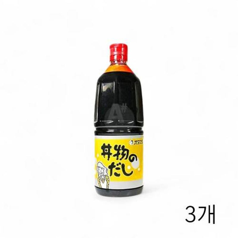 오타후쿠 돈모노다시 1.8L X 3개 돈부리 소스 대용량 음식점 식당용 업소용 일식양념