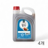 대상 청정원 멸치액젓 3kg X 4개 김장용 겉절이 무침요리 국물요리 멸치액 피시소스