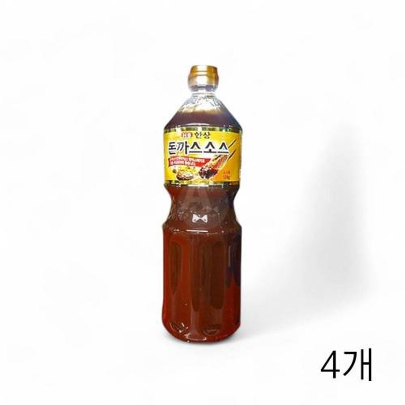 HS 한상 돈까스소스 1.9Kg X 4개 대용량 돈가스소스 식당용 경양식소스 돈카츠소스