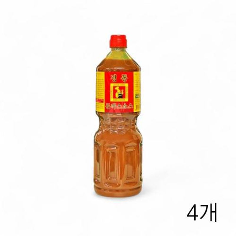 서해식품 돈까스소스 1.75L X 4개 대용량 업소용 경양식 돈가스소스 양념소스 튀김소스