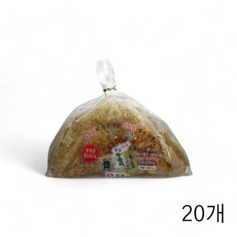 성경식품 지도표 성경 누룽지 250g X 20개 건강간식 구수한누릉지 식사대용 누룽지간식