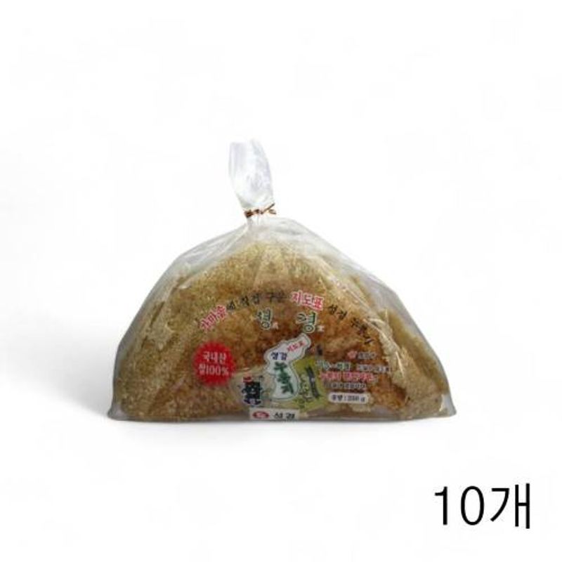 성경식품 지도표 성경 누룽지 250g X 10개 건강간식 구수한누릉지 식사대용 누룽지간식