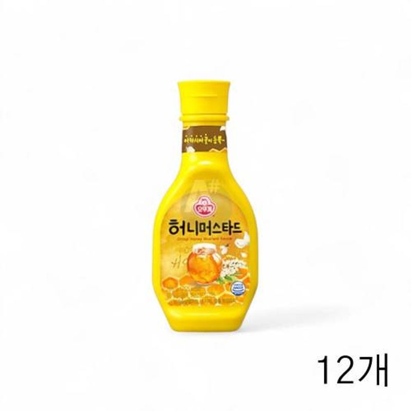 오뚜기 허니머스타드 265g X 12개 샌드위치 디핑소스 머스터드소스 디핑소스 딥핑소스