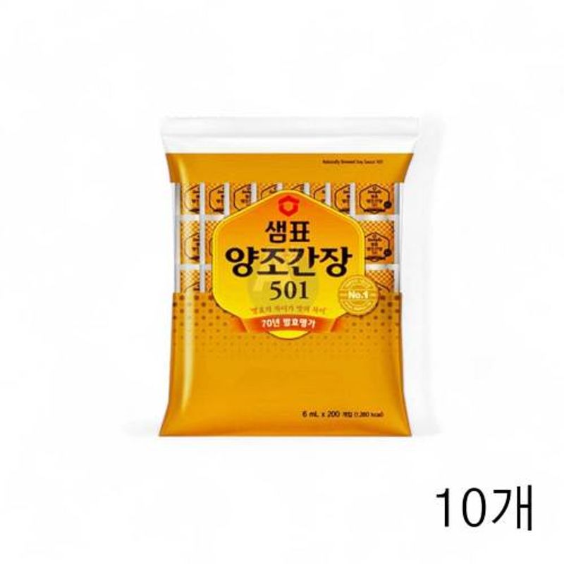 샘표식품 양조간장 501 1.2Kg (6ml X 200입) X 10개