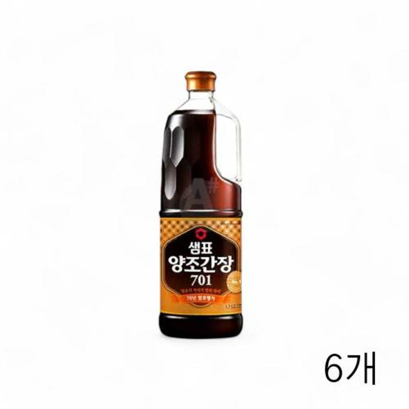 샘표식품 양조간장 701 1.7L X 6개