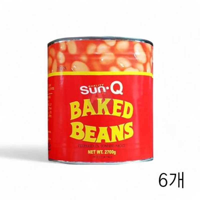 대봉 베이키드빈스 2.7Kg X 6개 부대찌개콩 요리용 콩통조림 찌개콩 부대재료 베이크빈