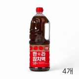 한라식품 한라참치액젓 1.8L X 4개 만능조미료 국간맞추기 만능참치액 만능양념 가다랑어