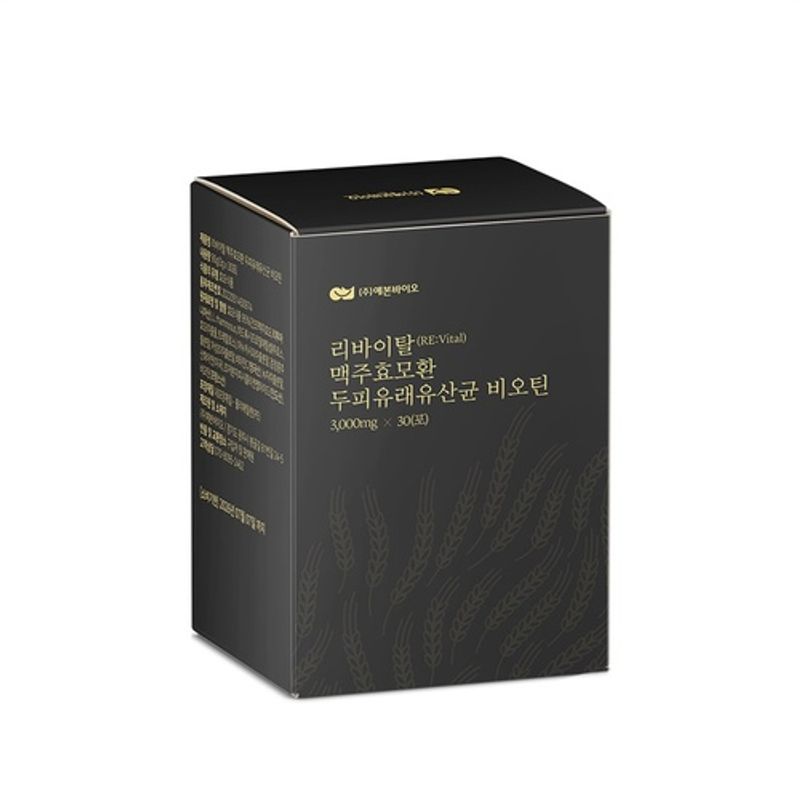리바이탈 맥주효모환 두피유래유산균 비오틴 3g 30포 *1