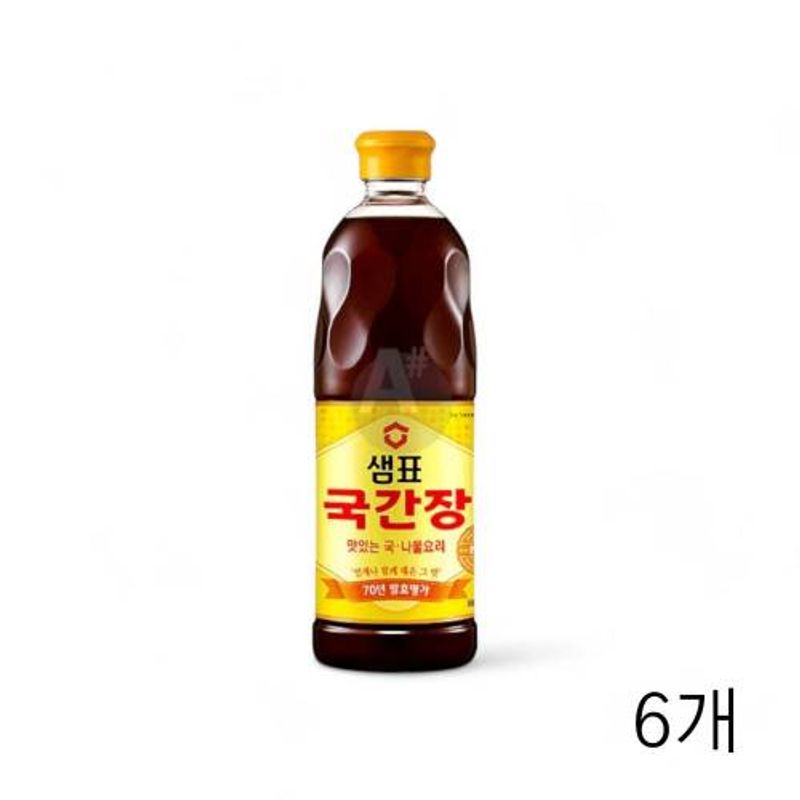 샘표식품 국간장 860ml X 6개