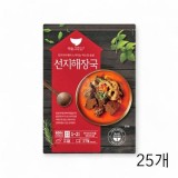 선미 따숨 선지해장국 600g X 25개 가정간편식 선짓국 간편조리 즉석식품 해장음식