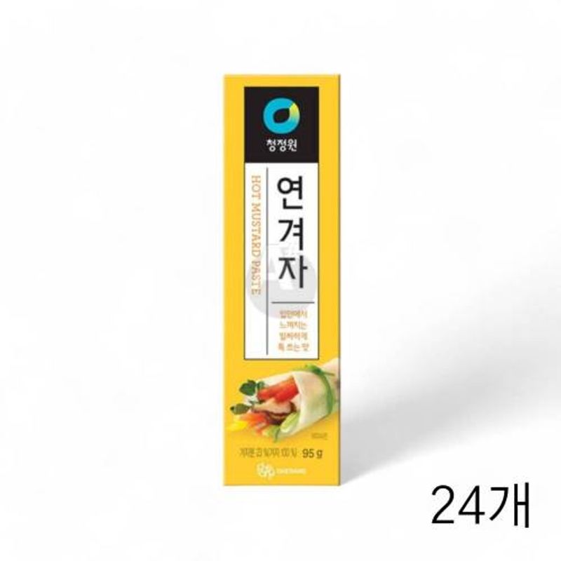 대상 청정원 연겨자 95g X 24개 냉면 샤브샤브 무쌈말이 샤부샤부 해파리냉채소스