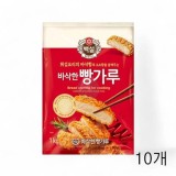 백설 바삭한 빵가루 1kg X 10개 돈까스 핫도그빵가루 튀김용 식자재빵가루 튀김가루