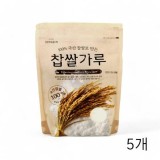 성진 국산100퍼센트 찹쌀가루 1Kg X 5개 김치용 찹쌀풀 떡만들기 업소용식자재
