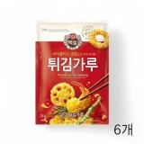 백설 튀김가루 2Kg X 6개 업소용 식당용 분식집튀김가루 식자재 바삭한튀김가루 후라이드