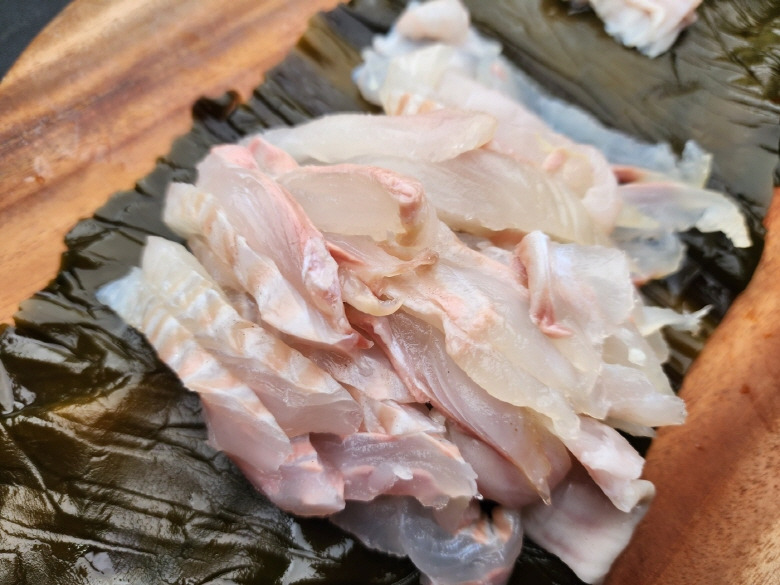 자연산 숙성 대광어회 200g