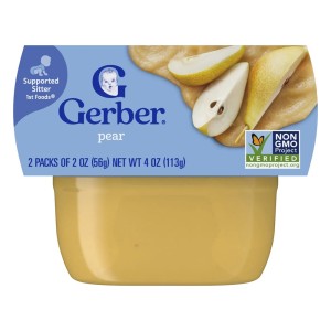 Gerber (거버) 1st Foods® 서포트드 시터 배 2팩 각 56g(2oz)