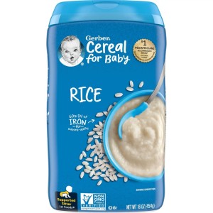 Gerber (거버) 시리얼 포 베이비 1st Foods 쌀 454g(16oz)