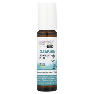 Aura Cacia (아우라 카시아) 키즈 아로마테라피 롤온 클리어링 9.2ml (0.31 fl oz)